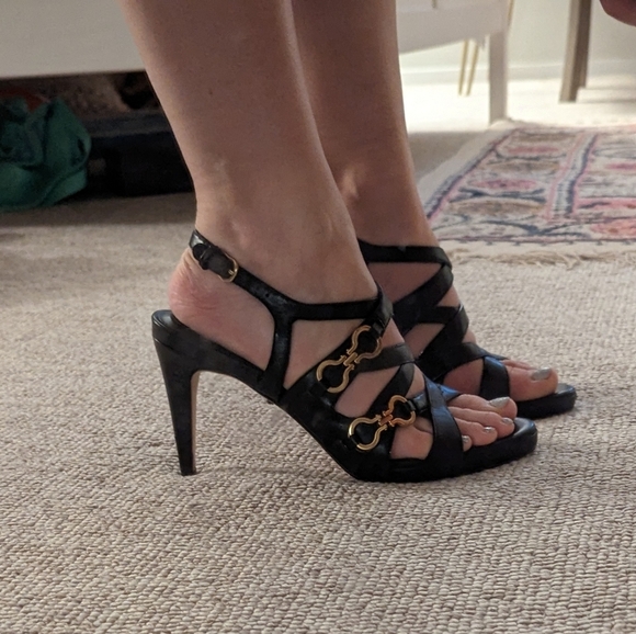 Cole Haan x Nike Air Collaboration Horsebit Slingback Leather Heel - Picture 9 of 12